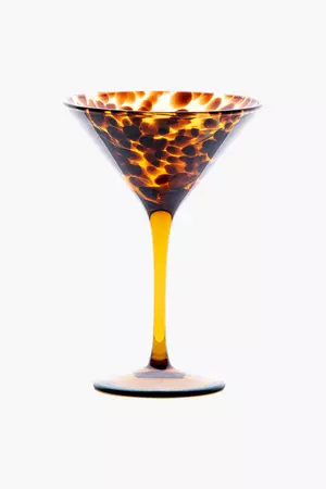 Puro Tortoiseshell Martini Glass | Juliska