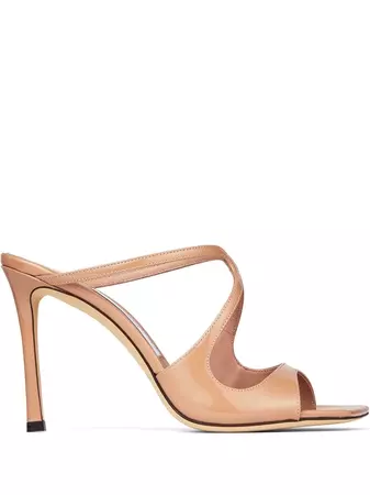 Jimmy Choo Anise 95mm cut-out Detail Mules - Farfetch