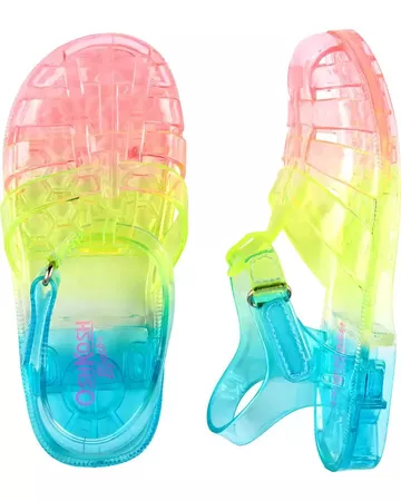 OshKosh Rainbow Jelly Sandals | carters.com