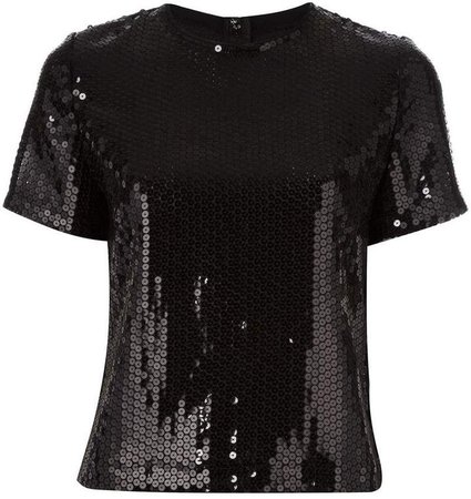 Pre-Owned sequinned top