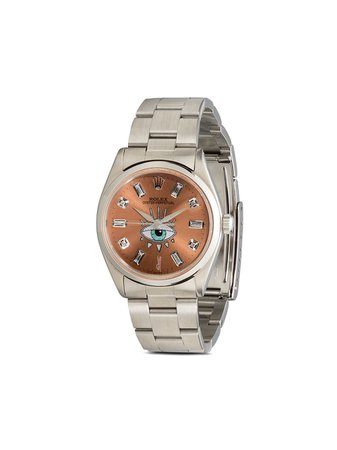Jacquie Aiche customised Rolex Oyster Perpetual Eye 42mm - FARFETCH