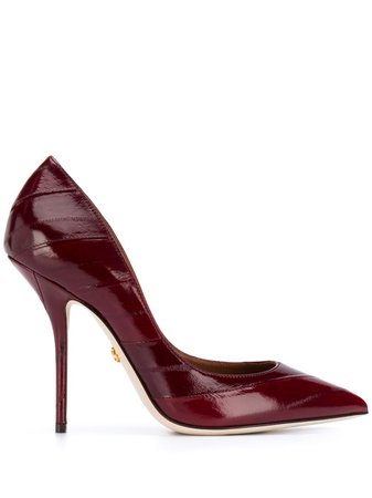 Dolce & Gabbana Cardinal leather pumps - FARFETCH