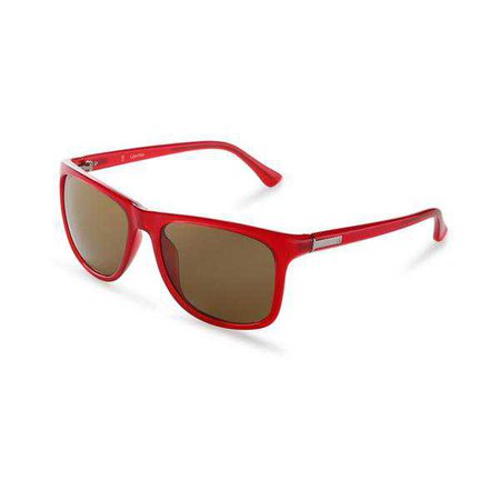 Sunglasses | Shop Women's Calvin Klein Red Uv3 Gradient Lenses Sunglasses at Fashiontage | CK3160S_075-253172
