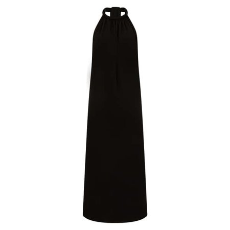 Lullah halter maxi in black by CoCo VeVe
