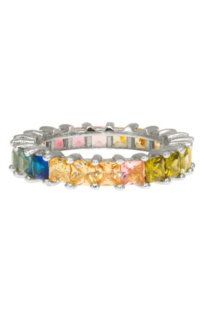 RAGEN Jewels Ombré Rainbow Infinity Ring | Nordstrom