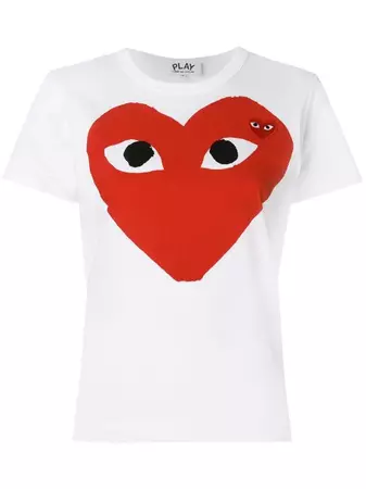 Comme Des Garçons Play Heart Eyes T-shirt - Farfetch