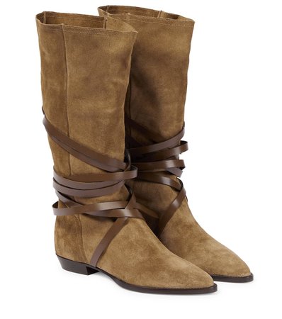 ISABEL MARANT Siane suede knee-high boots