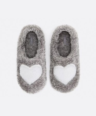 Home Heart Slippers