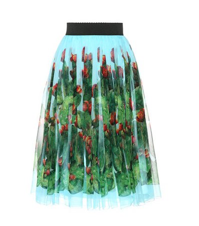 Exclusive to mytheresa.com – printed silk skirt