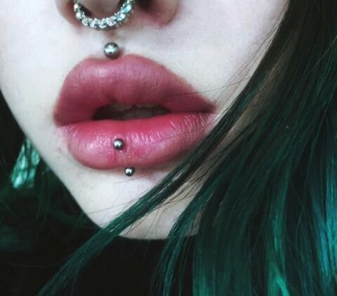 Dream piercings i want. Already have septum done so now 2 more to go | Vertical labret piercing, Face piercings, Piercings