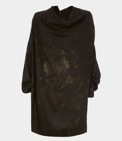Vivienne Westwood Designer T-Shirts & Polos | Men's Clothing | Vivienne Westwood - Long Sleeve Fold Blouse Black