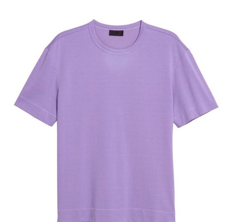 light purple tee shirt