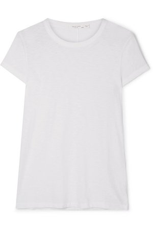 rag & bone | The Tee slub Pima cotton-jersey T-shirt | NET-A-PORTER.COM