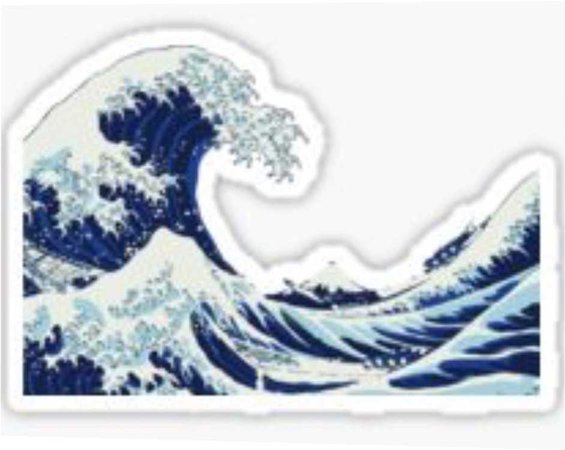 wave sticker