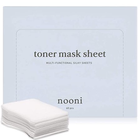 Amazon.com : NOONI Toner Mask Sheets | Toner Pads, Beauty Cotton Pads, Facial Cotton, DIY Sheet Masks | Korean Skincare Tools, K-Beauty : Beauty