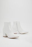 White Here Ankle Boots | Shop Clothes at Nasty Gal!