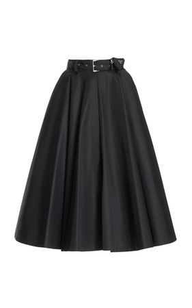Re-Nylon Belted Midi Skirt By Prada | Moda Operandi