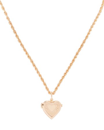 Maison Irem Darling Heart Locket Necklace | INTERMIX®