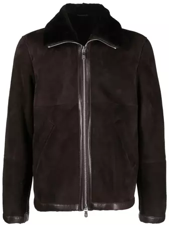 Brunello Cucinelli fur-lining Leather Jacket - Farfetch
