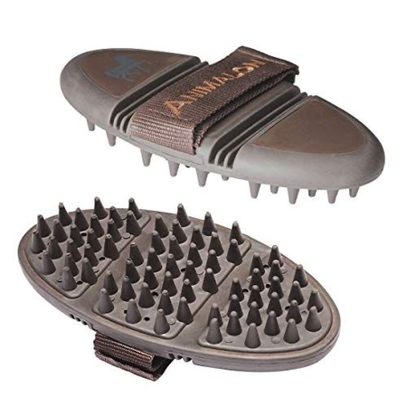 horse tack curry brush equipment brown
