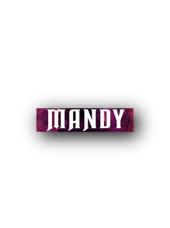 Mandy movies logo 2010s surreal