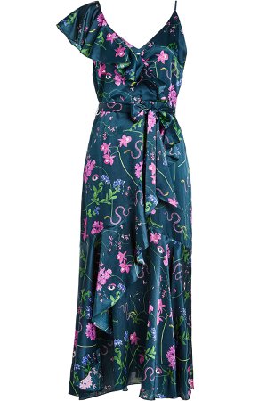 Floral Print Wrap Dress Gr. UK 6