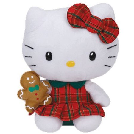 Ty Hello Kitty - Red Plaid Dress, Stuffed Animals & Plush - Amazon Canada