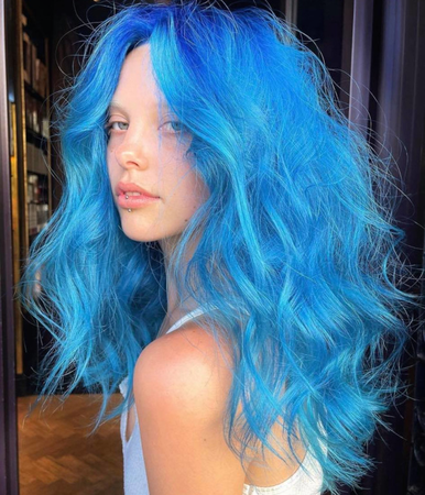 The Prettiest Blue Hair Color Ideas for a Bold Look This Spring | Fashionisers© | Dyed hair blue, Bright blue hair, Blue hair