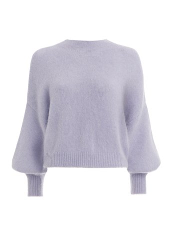 Espionage Lantern Sweater Lilac Online | Zimmermann