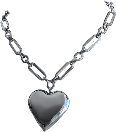 puffed heart pendant