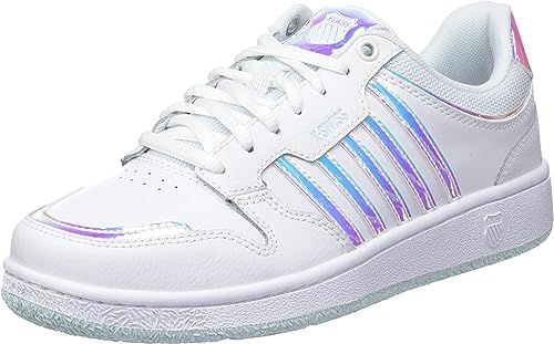 Amazon.com | K-Swiss Womens City Court Sneakers Shoes Casual - White - Size 8.5 B | Shoes