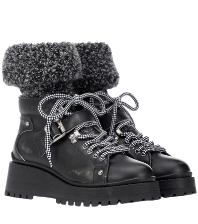MIU MIU Leather ankle boots