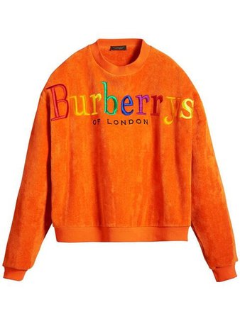 Burberry Archive Logo Towelling Sweatshirt $699 - Buy Online AW18 - Quick Shipping, Price