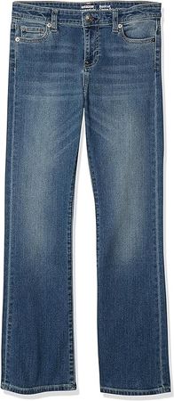 Amazon.com: Amazon Essentials Girls' Slim Boot-Cut Stretch Jeans : Clothing, Shoes & Jewelry