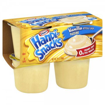 Kraft Handi-Snacks Pudding Vanilla - 4 pk
