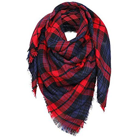 red plaid scarf - Google Search