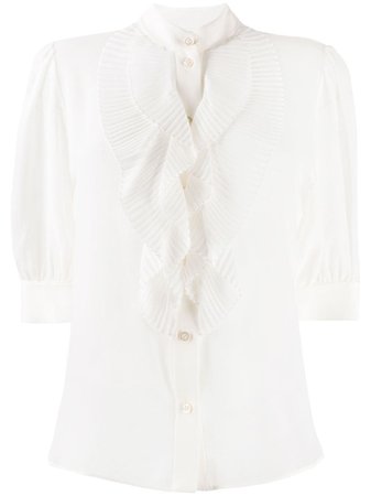 Givenchy Pleated Ruffle Shirt - Farfetch