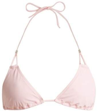 Moyo Island Halterneck Bikini Top - Womens - Light Pink