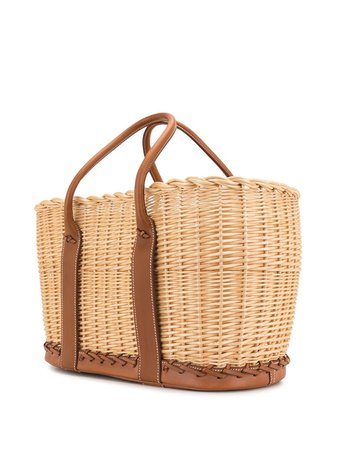 Hermès 2012 pre-owned Garden Picnic Basket tote bag - FARFETCH