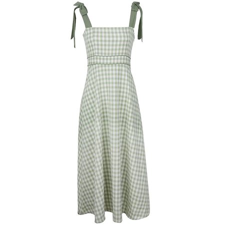 Green Plaid Overall Dress Set– The Cottagecore