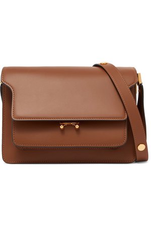 Marni | Trunk leather shoulder bag | NET-A-PORTER.COM