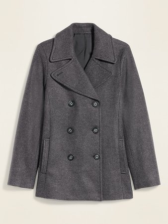 Soft-Brushed Peacoat for Women | Old Navy