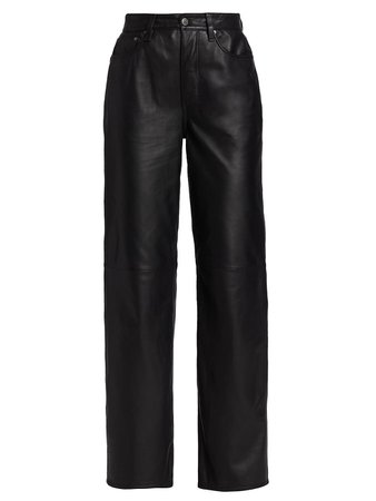 Shop Ksubi Crossin Leather Pants | Saks Fifth Avenue