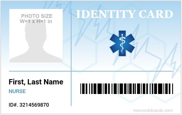 Hospital Identification Card (png)