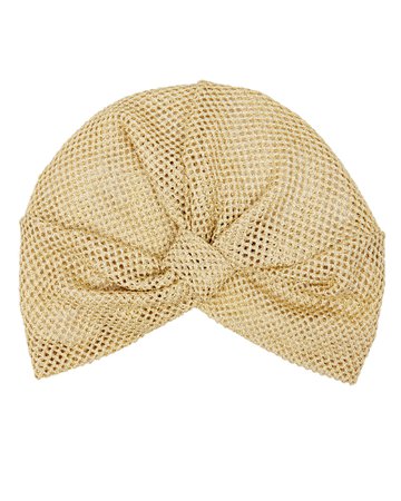 Gold Knit Turban