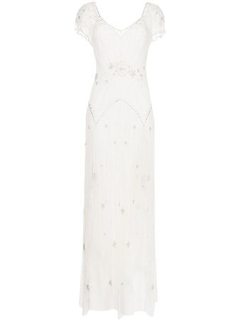 Jenny Packham Kenzy crystal-embellished Gown - Farfetch