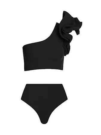 Shop Maygel Coronel Lucila Ruffle Bikini Set | Saks Fifth Avenue