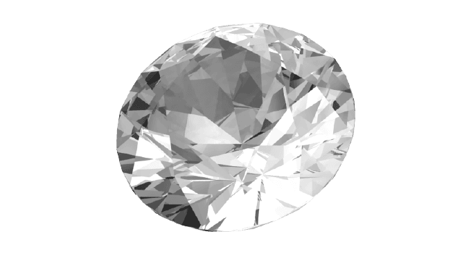 white sapphire stone gem