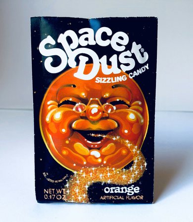 RARE Vintage 1970’s Cosmic Candy ORANGE Popping Candy Pack container POP ROCKS | eBay
