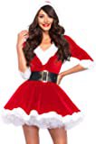 Amazon.com: Rubie's Women's Satin Miss Santa Gloves Costume, Red/White, One Size: Clothing